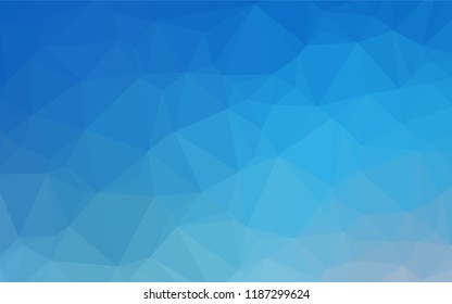 Light BLUE vector blurry hexagon template. A completely new color illustration in a vague style. A completely new template for your business design.