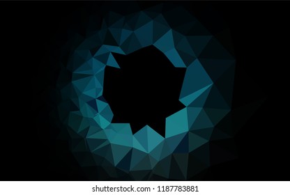 Light BLUE vector blurry hexagon texture. A completely new color illustration in a vague style. The completely new template can be used for your brand book.