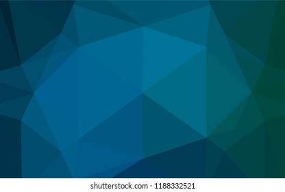 Light BLUE vector blurry hexagon template. Shining colored illustration in a Brand new style. The textured pattern can be used for background.