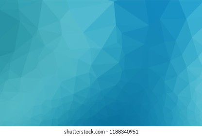 Light BLUE vector blurry hexagon texture. A sample with polygonal shapes. Brand new style for your business design.