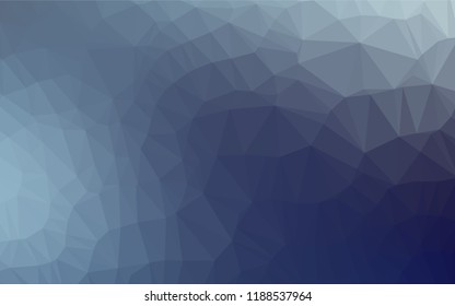 Light BLUE vector blurry hexagon template. Colorful abstract illustration with gradient. The polygonal design can be used for your web site.