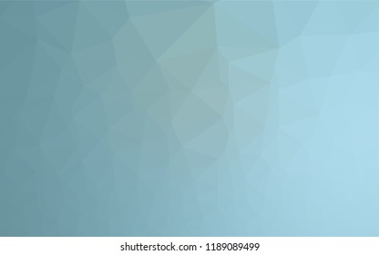 Light BLUE vector blurry hexagon template. Brand new colored illustration in blurry style with gradient. The polygonal design can be used for your web site.