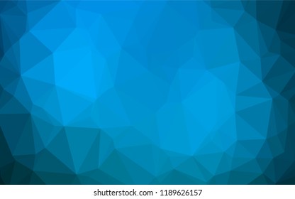 Light BLUE vector blurry hexagon template. A completely new color illustration in a vague style. The template can be used as a background for cell phones.