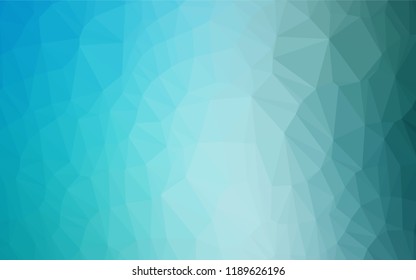 Light BLUE vector blurry hexagon texture. A completely new color illustration in a vague style. A completely new template for your business design.
