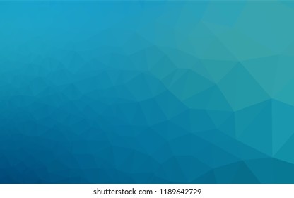 Light BLUE vector blurry hexagon texture. Creative illustration in halftone style with gradient. The completely new template can be used for your brand book.
