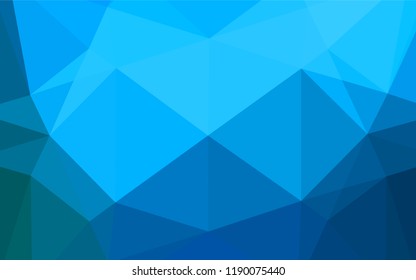 Light BLUE vector blurry hexagon texture. A sample with polygonal shapes. A completely new template for your business design.