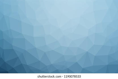 Light BLUE vector blurry hexagon texture. Creative illustration in halftone style with gradient. A completely new template for your business design.