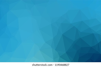 Light BLUE vector blurry hexagon pattern. An elegant bright illustration with gradient. The elegant pattern can be used as part of a brand book.