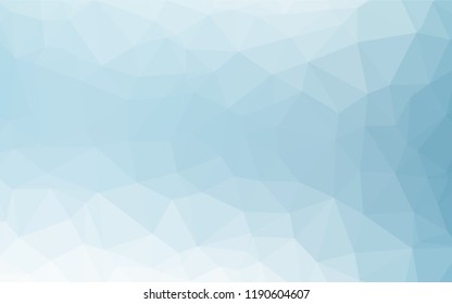 Light BLUE vector blurry hexagon pattern. Shining colored illustration in a Brand new style. The textured pattern can be used for background.