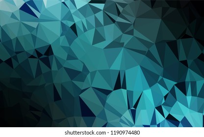 Light BLUE vector blurry hexagon pattern. Colorful illustration in abstract style with gradient. A completely new template for your business design.