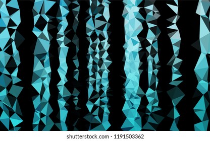 Light BLUE vector blurry hexagon template. Shining colored illustration in a Brand new style. The completely new template can be used for your brand book.