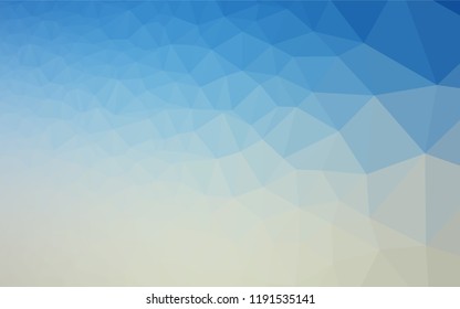 Light BLUE vector blurry hexagon texture. Glitter abstract illustration with an elegant design. A completely new template for your business design.