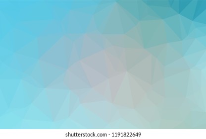 Light BLUE vector blurry hexagon texture. A completely new color illustration in a vague style. The template can be used as a background for cell phones.