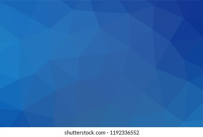 Light BLUE vector blurry hexagon pattern. A sample with polygonal shapes. The template can be used as a background for cell phones.