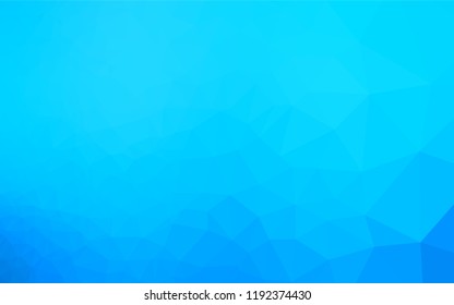 Light BLUE vector blurry hexagon pattern. Colorful abstract illustration with gradient. The textured pattern can be used for background.