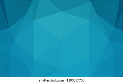 Light BLUE vector blurry hexagon texture. A completely new color illustration in a vague style. The template can be used as a background for cell phones.