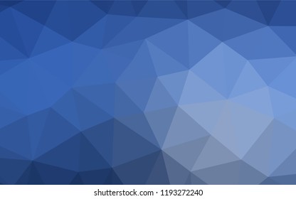 Light BLUE vector blurry hexagon pattern. Shining colored illustration in a Brand new style. The textured pattern can be used for background.