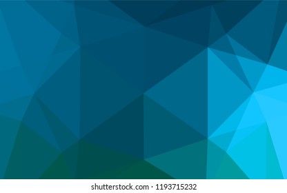 Light BLUE vector blurry hexagon template. Colorful illustration in abstract style with gradient. The completely new template can be used for your brand book.