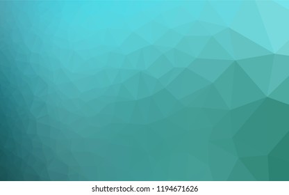 Light BLUE vector blurry hexagon texture. Colorful illustration in abstract style with gradient. The elegant pattern can be used as part of a brand book.