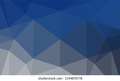 Light BLUE vector blurry hexagon pattern. Colorful abstract illustration with gradient. A completely new design for your business.
