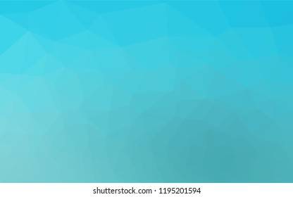 Light BLUE vector blurry hexagon pattern. Modern geometrical abstract illustration with gradient. The textured pattern can be used for background.