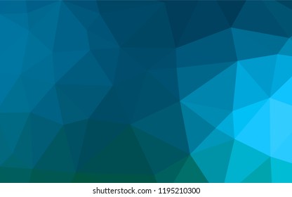 Light BLUE vector blurry hexagon texture. Shining illustration, which consist of triangles. A new texture for your design.