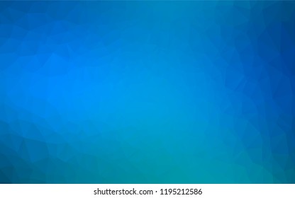 Light BLUE vector blurry hexagon template. A vague abstract illustration with gradient. The completely new template can be used for your brand book.
