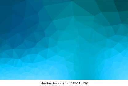 Light BLUE vector blurry hexagon texture. Colorful illustration in abstract style with gradient. The best triangular design for your business.