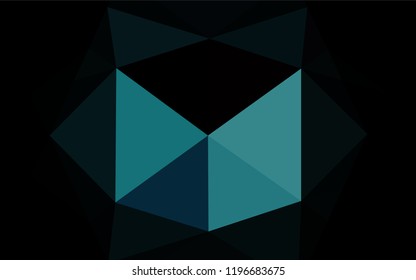 Light BLUE vector blurry hexagon pattern. A vague abstract illustration with gradient. The completely new template can be used for your brand book.