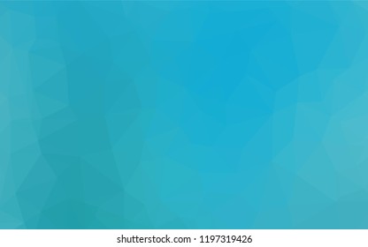 Light BLUE vector blurry hexagon pattern. A vague abstract illustration with gradient. A completely new template for your business design.