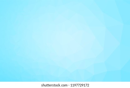 Light BLUE vector blurry hexagon texture. Modern geometrical abstract illustration with gradient. The completely new template can be used for your brand book.