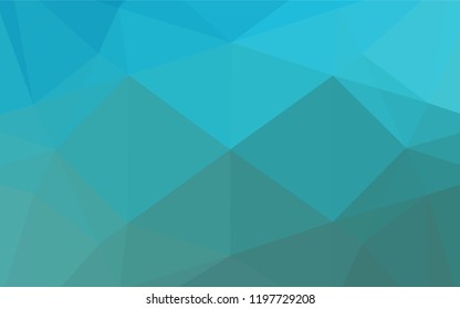 Light BLUE vector blurry hexagon template. Creative illustration in halftone style with gradient. Brand new design for your business.