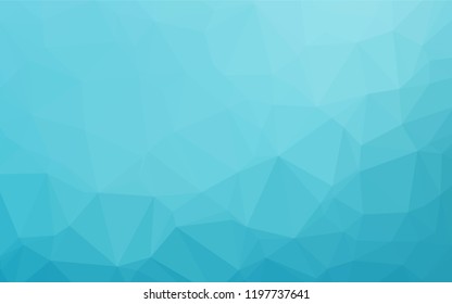 Light BLUE vector blurry hexagon texture. Brand new colored illustration in blurry style with gradient. A completely new template for your business design.