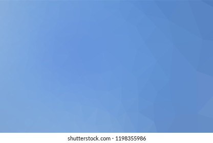 Light BLUE vector blurry hexagon pattern. Creative geometric illustration in Origami style with gradient. A new texture for your design.