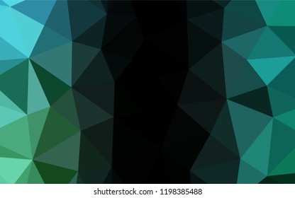 Light BLUE vector blurry hexagon texture. An elegant bright illustration with gradient. The textured pattern can be used for background.