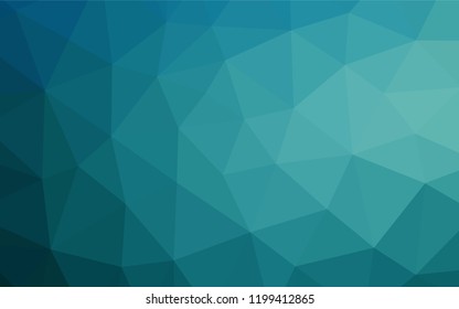 Light BLUE vector blurry hexagon template. A vague abstract illustration with gradient. A completely new design for your business.