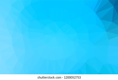 Light BLUE vector blurry hexagon texture. Shining colored illustration in a Brand new style. The best triangular design for your business.