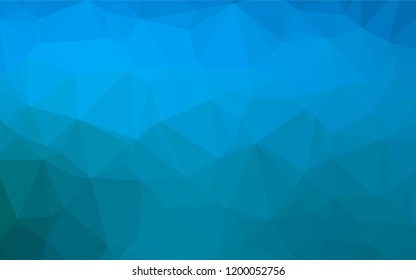 Light BLUE vector blurry hexagon template. Creative geometric illustration in Origami style with gradient. Brand new style for your business design.