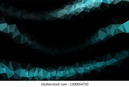Light BLUE vector blurry hexagon texture. Colorful abstract illustration with gradient. The completely new template can be used for your brand book.