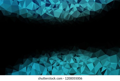 Light BLUE vector blurry hexagon texture. Colorful abstract illustration with gradient. The template can be used as a background for cell phones.