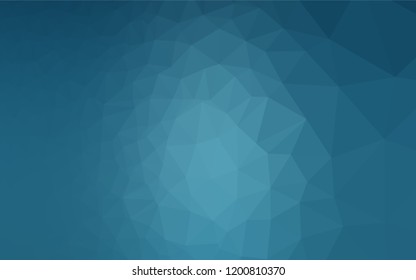 Light BLUE vector blurry hexagon pattern. A completely new color illustration in a vague style. Brand new style for your business design.