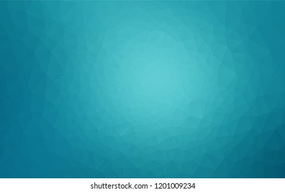 Light BLUE vector blurry hexagon template. Shining colored illustration in a Brand new style. The completely new template can be used for your brand book.