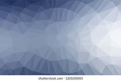 Light BLUE vector blurry hexagon texture. An elegant bright illustration with gradient. The elegant pattern can be used as part of a brand book.