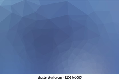 Light BLUE vector blurry hexagon template. Colorful illustration in abstract style with gradient. The polygonal design can be used for your web site.
