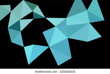 Light BLUE vector blurry hexagon texture. Brand new colored illustration in blurry style with gradient. The textured pattern can be used for background.