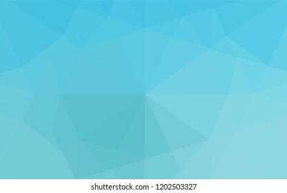 Light BLUE vector blurry hexagon template. Shining colored illustration in a Brand new style. The completely new template can be used for your brand book.