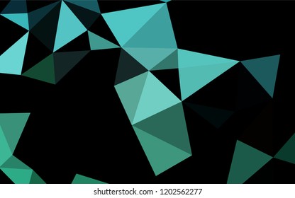 Light BLUE vector blurry hexagon pattern. A completely new color illustration in a vague style. The completely new template can be used for your brand book.