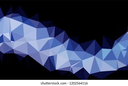 Light BLUE vector blurry hexagon texture. Colorful abstract illustration with gradient. Brand new style for your business design.