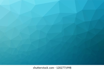 Light BLUE vector blurry hexagon pattern. A completely new color illustration in a vague style. Brand new style for your business design.