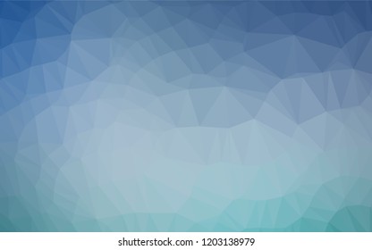 Light BLUE vector blurry hexagon texture. Shining colored illustration in a Brand new style. The completely new template can be used for your brand book.